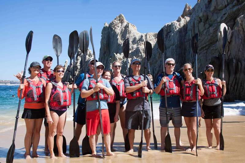 Los Cabos Arch & Playa del Amor Tour by Glass Bottom Kayak - Lover’s Beach and the rougher side of Cabo