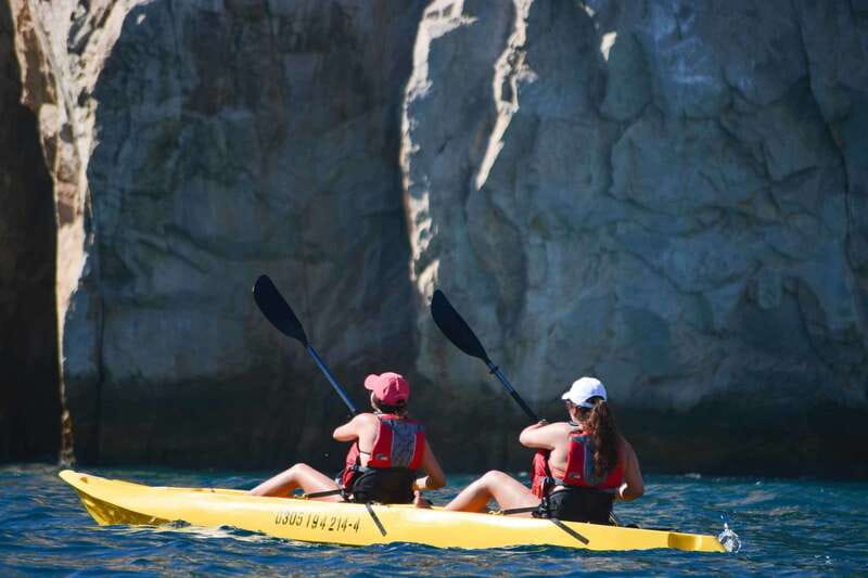Los Cabos Arch & Playa del Amor Tour by Glass Bottom Kayak - From hotel pickup to the beach launch