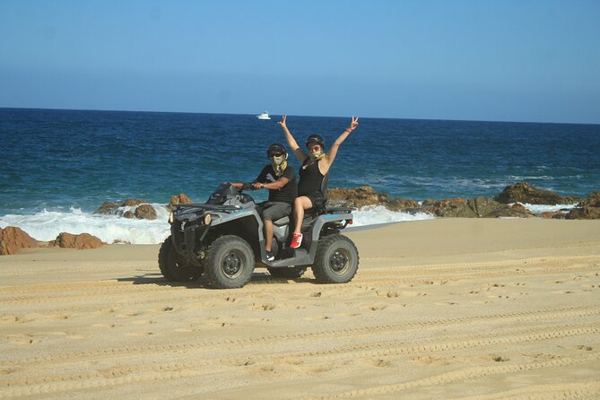 Los Cabos Beach & Desert Tour in Automatic ATV + Tequila Tasting - Riding through the desert and toward the mountains