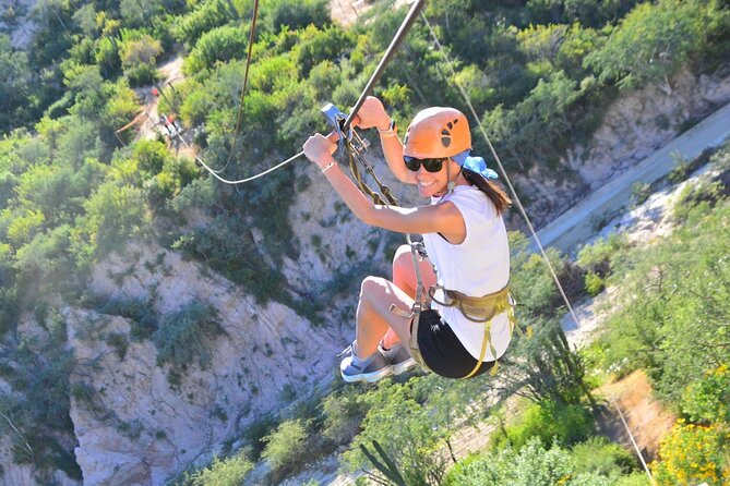 Los Cabos Costa Azul Zipline Eco-Adventure - Getting fitted, geared up, and ready to fly