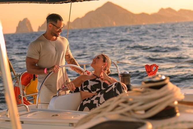 Los Cabos Luxury Sunset Sail with Light Appetizers and Open Bar - An open bar with a practical catch