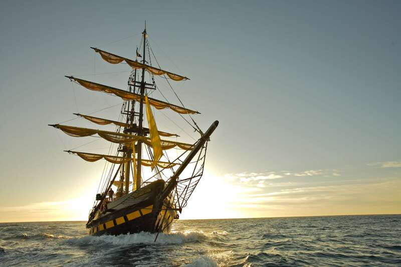 Los Cabos: Pirate Ship Sunset Cruise & Show with Dinner - A pirate ship with Cabo’s best evening views