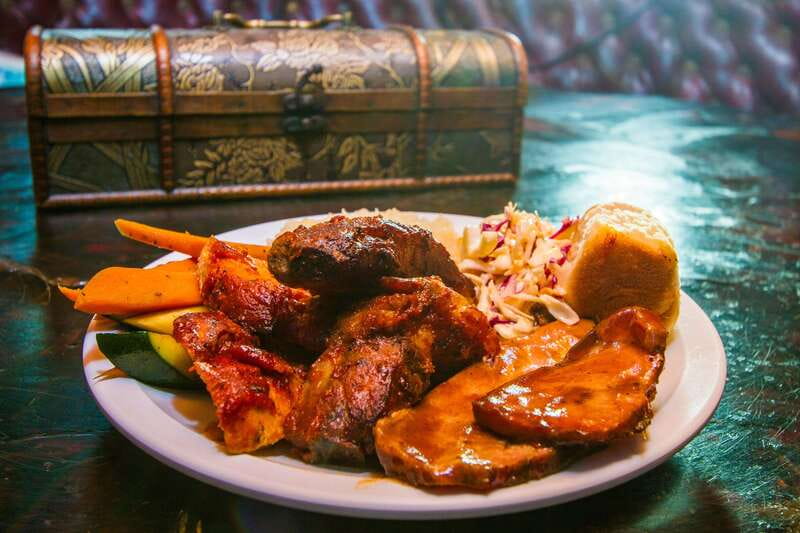 Los Cabos: Pirate Ship Sunset Cruise & Show with Dinner - BBQ dinner with a practical open bar
