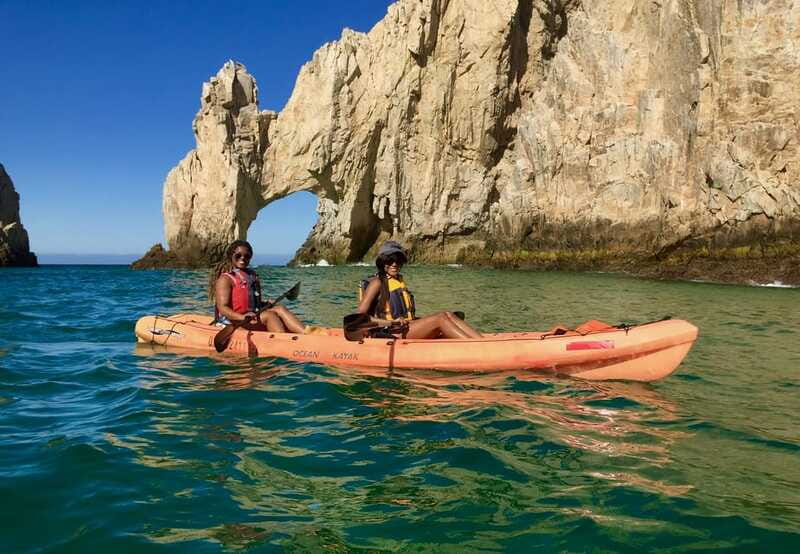Los Cabos: The Arch and Lover's Beach Kayaking + Snorkeling - Passing the sea lions at Land’s End