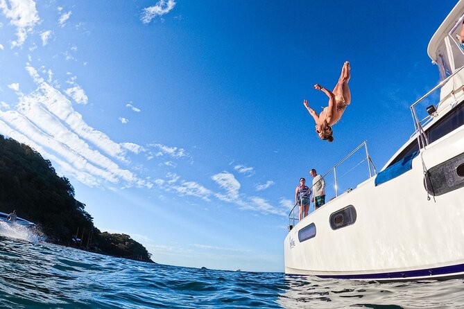 Luxury Yacht & Snorkel with All inclusive Open bar and lunch - The Majahuitas beach stop is beautiful but not easy to reach