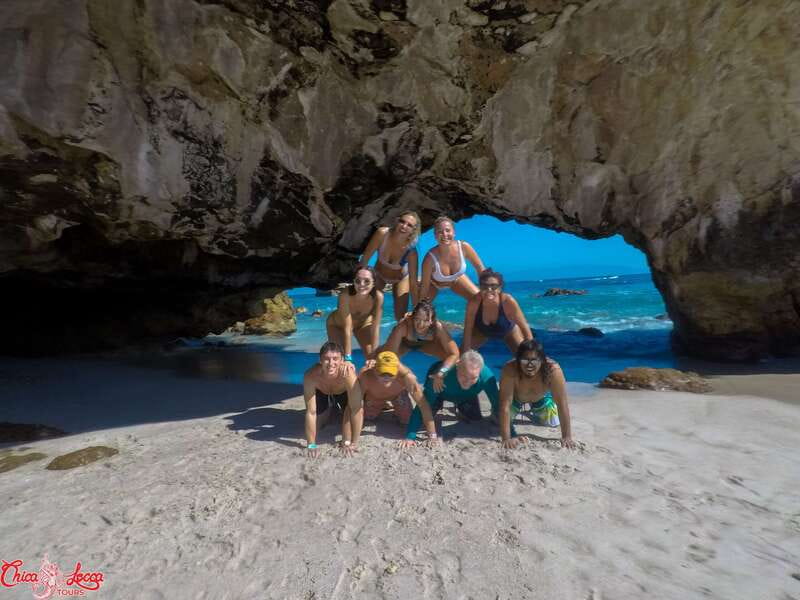 Marietas Islands Boat Tour: Snorkel, Kayak, Playa Nopalera - Guacamole, volcanic rocks, and the approach to Marietas