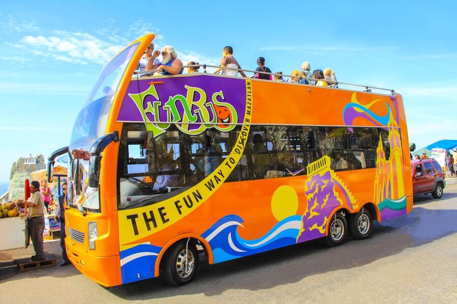 Mazatlán: Double-Decker Bus, Cliff Diving & Walking Tour - Hotel pickup and the open-top bus