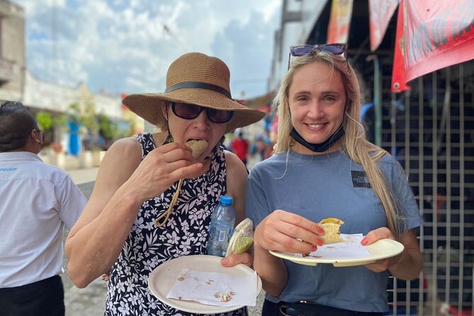 Merida Walking Food Tour. Authentic & Local Cuisine - Tamales bring a traditional stop at San Benito