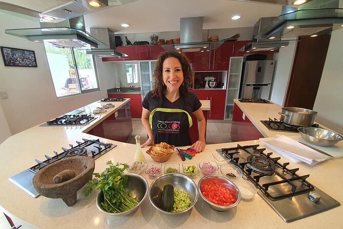 Mexican Cooking Class 1 or 3 Courses Tequila and Mezcal Tasting - Eating your own lunch or dinner
