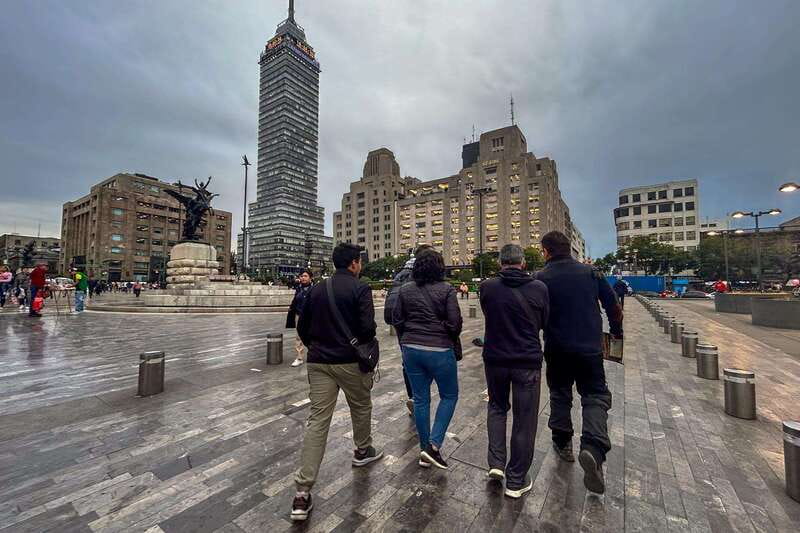 Mexico City at Night Walking tour with optional Torre Latino - Starting at Fine Arts Palace