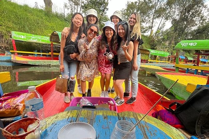 Mexico City Boat Tour Food and Unlimited Drinks Priority Boarding - Music, dancing, and games keep the boat moving