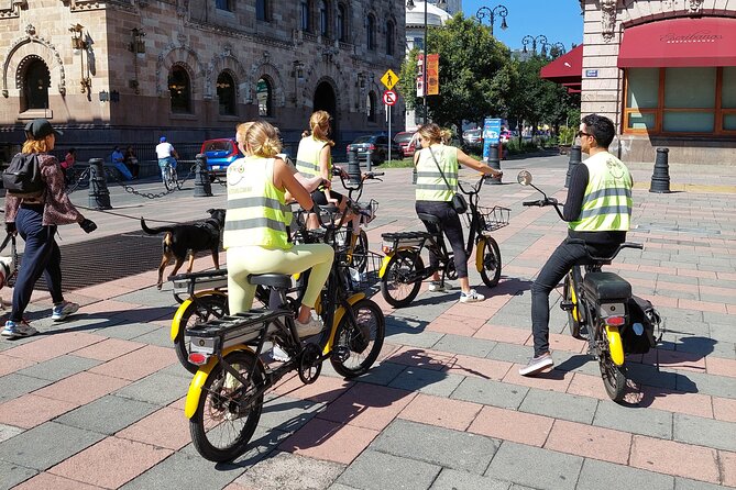 Mexico City E-Bike Tour with a taco and churros stop - Reforma and the Monument to the Revolution