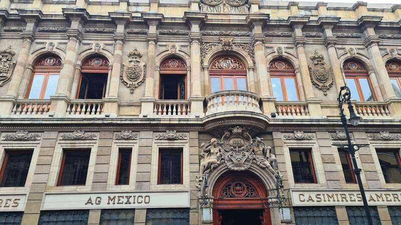 Mexico City: Historical walking tour of Tenochtitlan - A passing view of Palacio de Bellas Artes