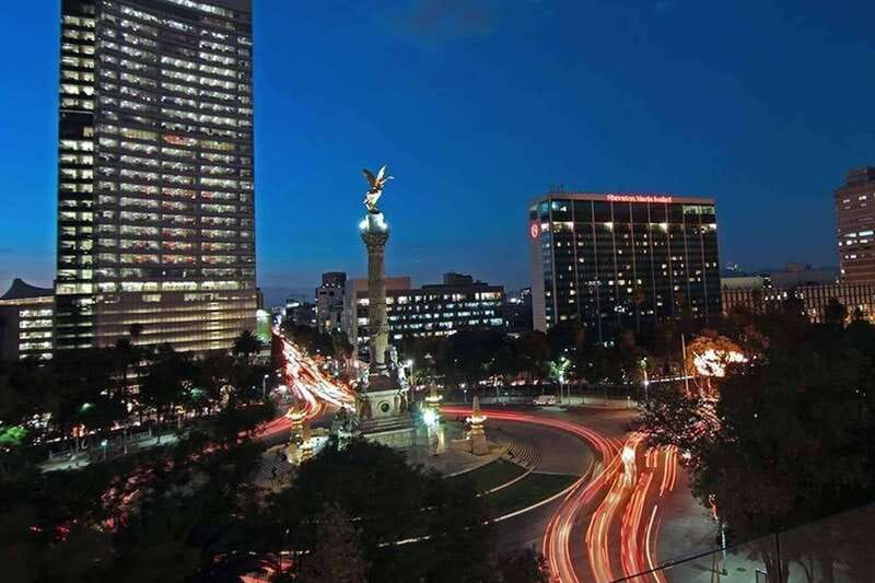 Mexico City: Night City Tour in a Double Decker Bus - Passing Monumento a la Revolución