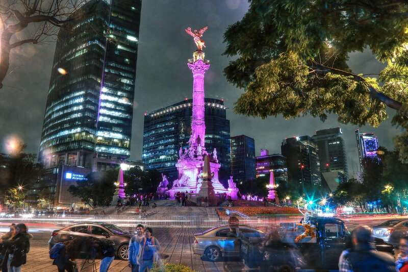 Mexico City: Night City Tour in a Double Decker Bus - Paseo de la Reforma After Dark