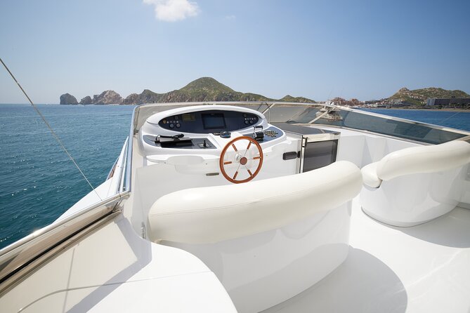Number Juan 100ft Yacht Azimut Rental - Boarding the Number Juan at Cabo Marina