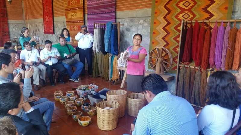 Oaxaca: Tule, Mitla & Hierve el Agua, & Mezcal Tour - Teotitlán del Valle and the work behind a wool rug