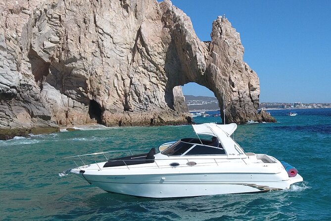 Private 3hr Yacht Cruise in Cabo San Lucas all included - Pelican Rock starts the water time