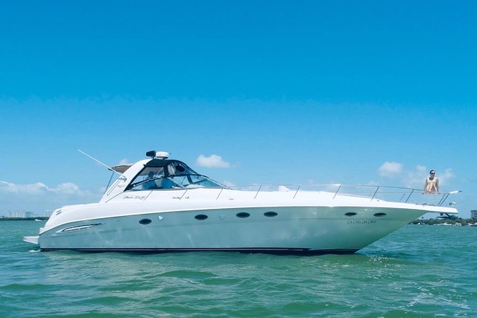 Private 50FT Yacht Rental in Cancún P8 - From Sunset Marina to open Caribbean water