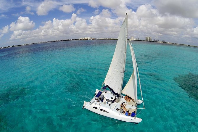 Private Catamaran from Cancun to Isla Mujeres for up to 13 People - Open bar, lunch, and the real price