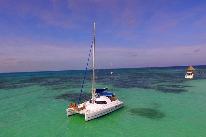 Private Catamaran from Cancun to Isla Mujeres | For up to 25 ppl - Playa Norte brings the easy swim
