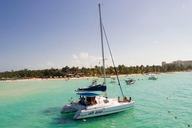 Private Catamaran from Cancun to Isla Mujeres | For up to 25 ppl - The seven-hour option adds Isla Mujeres time