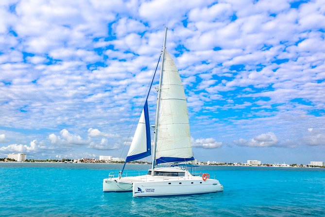 Private Catamaran from Cancun to Isla Mujeres | For up to 30 pp - Playa Norte, Isla Mujeres, for swimming and shore time