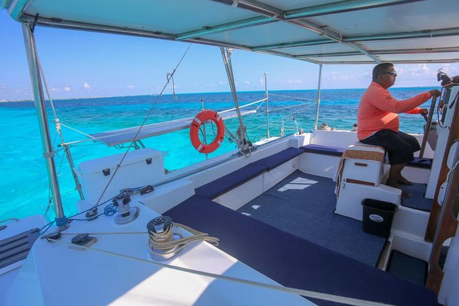 Private Catamaran from Cancun to Isla Mujeres | For up to 40 pp - A swim at Playa Norte