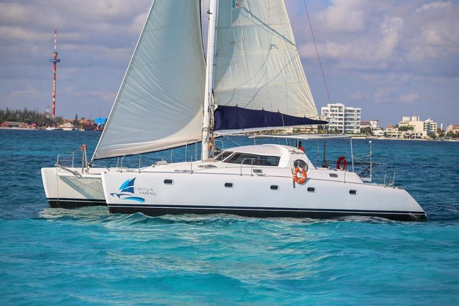 Private Catamaran from Cancun to Isla Mujeres | For up to 40 pp - The spinnaker ride