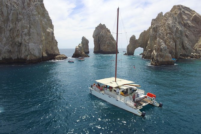 Private Catamaran Snorkeling Cruise in Los Cabos - Lovers Beach, the arch, and the sea lion colony