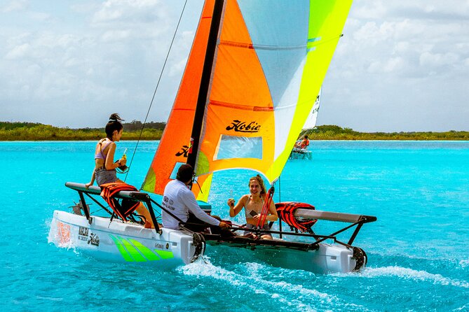 Private Eco-Tour on a Recreational Catamaran with Kayaks Included - What the Hobie Cat adds to the outing