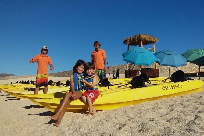 Private Glass bottom Kayak and snorkel at two Bays - Chileno Bay is the snorkeling stop