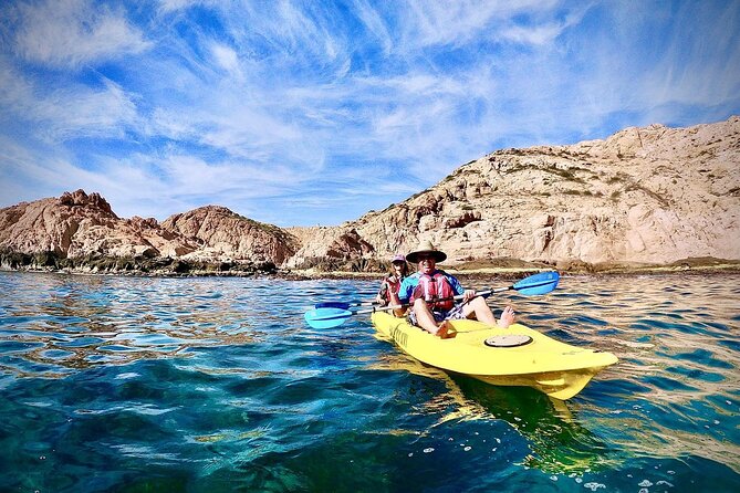 Private Glass bottom Kayak and snorkel at two Bays - The paddle to Chileno Bay