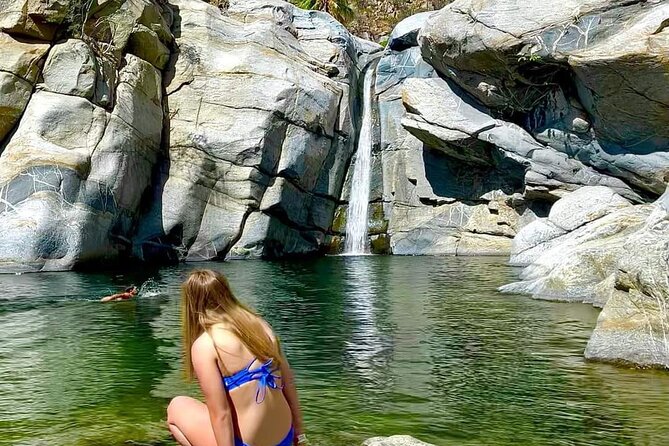 Private Hiking at the Fox Canyon from Cabo San Lucas - Swimming at the waterfall