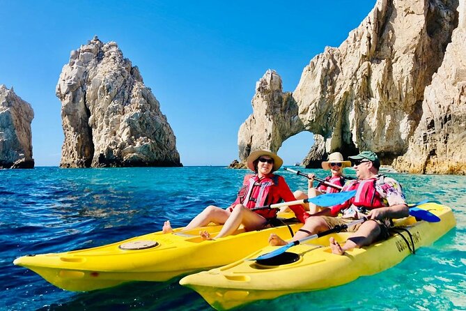 Private Los Cabos Arch & Playa del Amor tour by Glass bottom kayak - What this Cabo kayak tour is really like