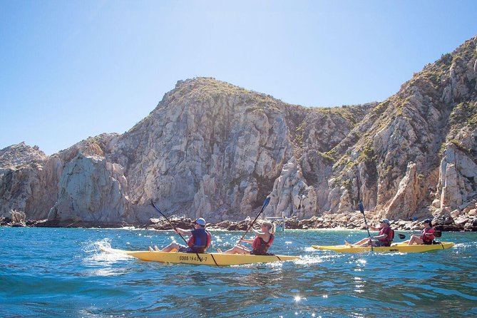 Private Los Cabos Arch & Playa del Amor tour by Glass bottom kayak - Sea lions, birds, and photo opportunities