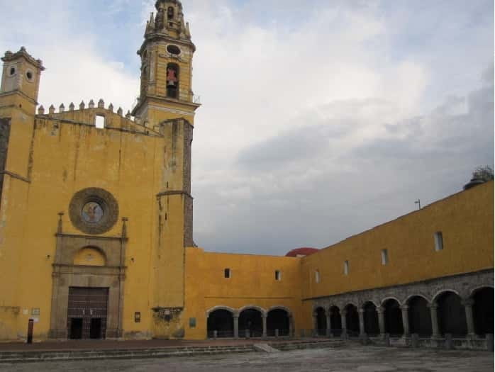 Puebla: Cholula Magical Town Tour by Double-Decker Bus - San Andres Cholula and its parish church