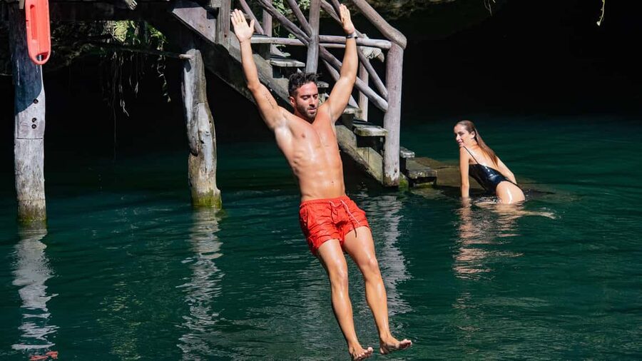 Puerto Morelos: Selvatica Jungle Zip Line Tour - The AquaZip choice: finish dry or soaked