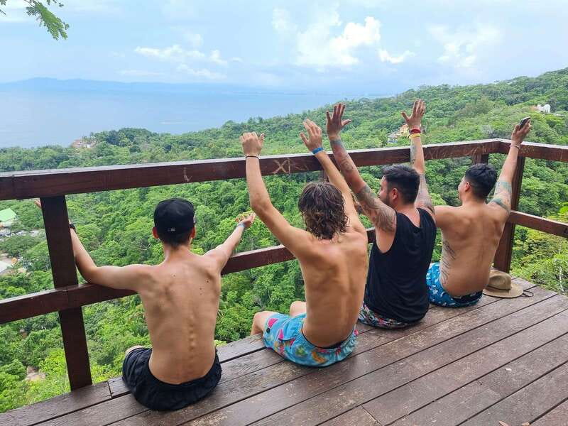 Puerto Vallarta: 4-Hour Jungle Hike and Waterfall Swim - The second waterfall and bay viewpoint