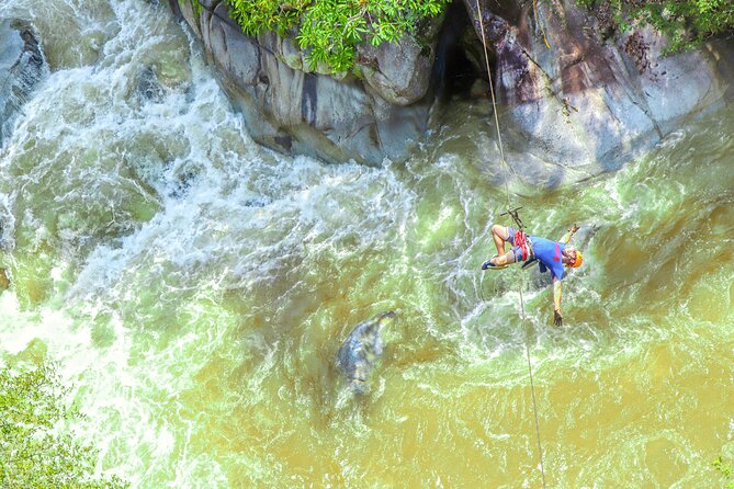 Puerto Vallarta Best Zipline Canopy + Tequila and Speed Boat Ride - River pools, waterslides, and a small animal area