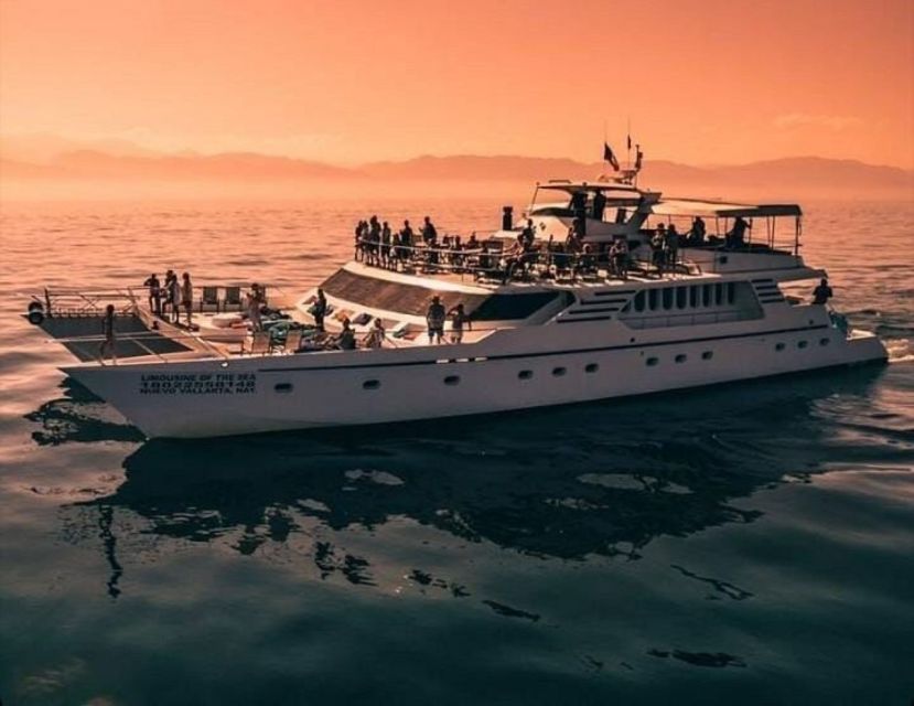Puerto Vallarta: Mega Yacht Whale Watching Sunset Cruise - A proper mega yacht, not a cramped wildlife skiff