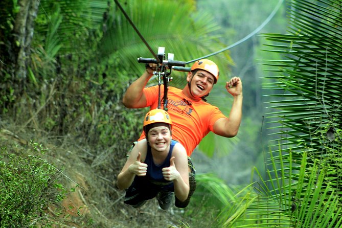 Puerto Vallarta's Best Canopy Zipline + Jorullo Bridge walk! - Eight runs above the river and rainforest