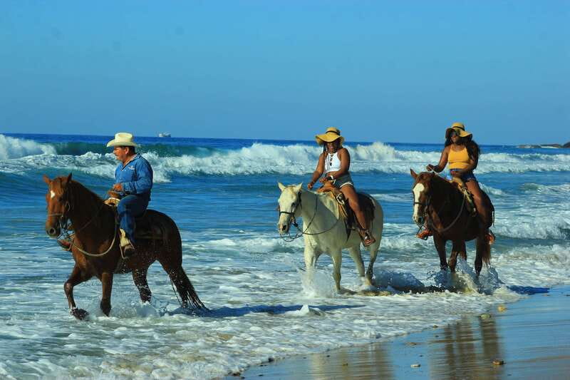 Punta de Mita/Sayulita: Horseback Riding Tour - Reaching Litibú Beach and the possible gallop