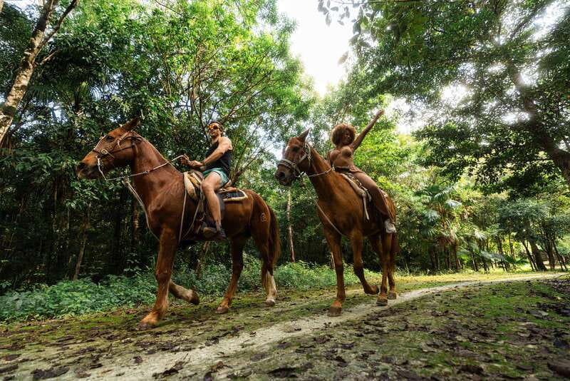 Riviera Maya: Horseback Ride, Zipline, and ATV Adventure - The Ride to El Rey Polo Club