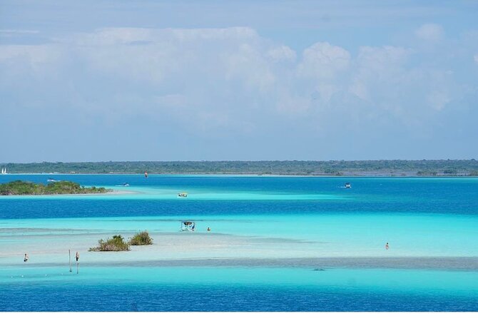 Sail away! Hobie Cat Tour Bacalar - Black Cenote and Emerald Cenote by sail