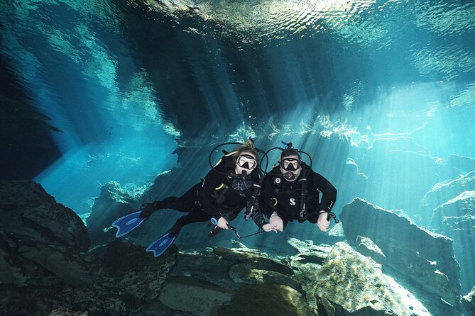 Scuba Diving in Cenote Kukulkan from Playa del Carmen - Getting ready beside the cenotes