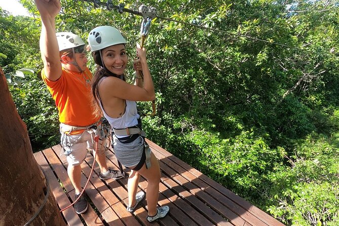 Selva Maya Eco Adventure Park: Ziplining, Hanging Bridges, Rappelling and Cenote - Tacos and a cold drink to finish
