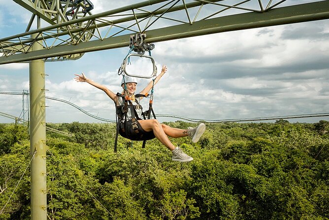 Selvatica Park Ziplines, Cenote, and ATV Tour From Cancun and Riviera Maya - The Skywalk rope course tests your balance