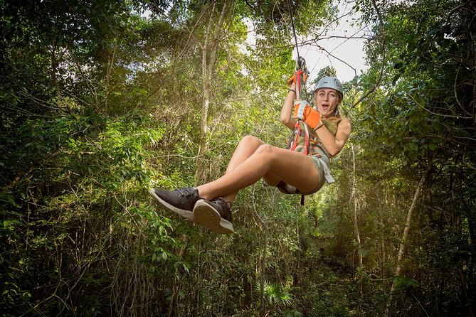 Selvatica Park Ziplines, Cenote, and ATV Tour From Cancun and Riviera Maya - Bungee swing and parachute jump options