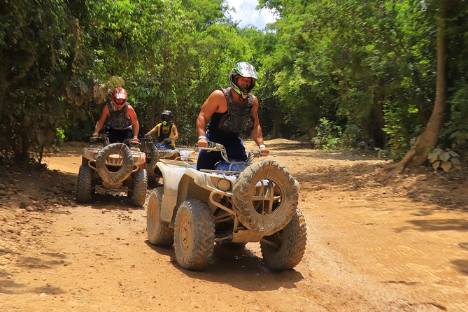 Selvatica Park Ziplines, Cenote, and ATV Tour From Cancun and Riviera Maya - ATV or Polaris RZR through the mud